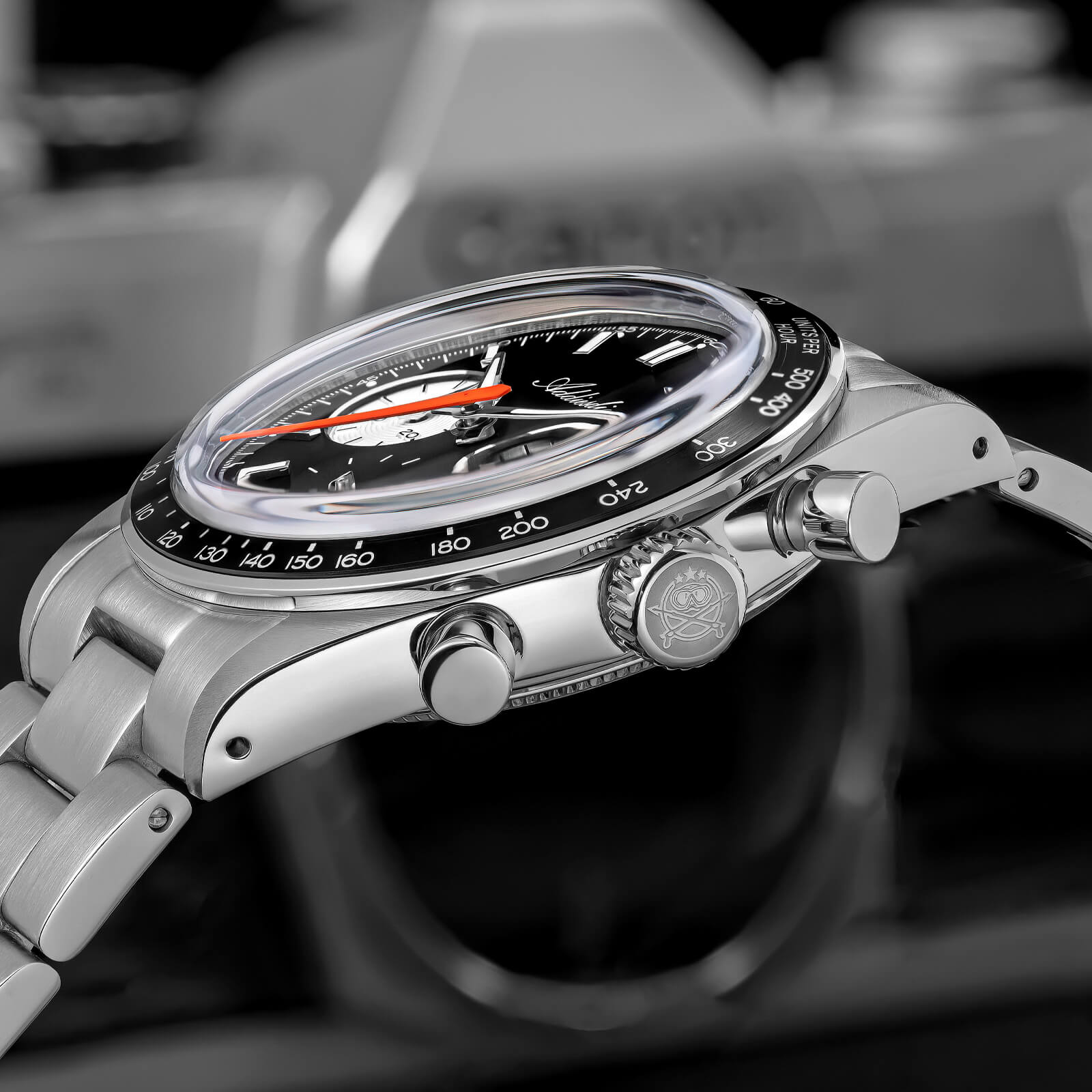 ★Xmas Sale★ADDIESDIVE 37mm VK63 Racing Chronograph Quartz Watch AD2539