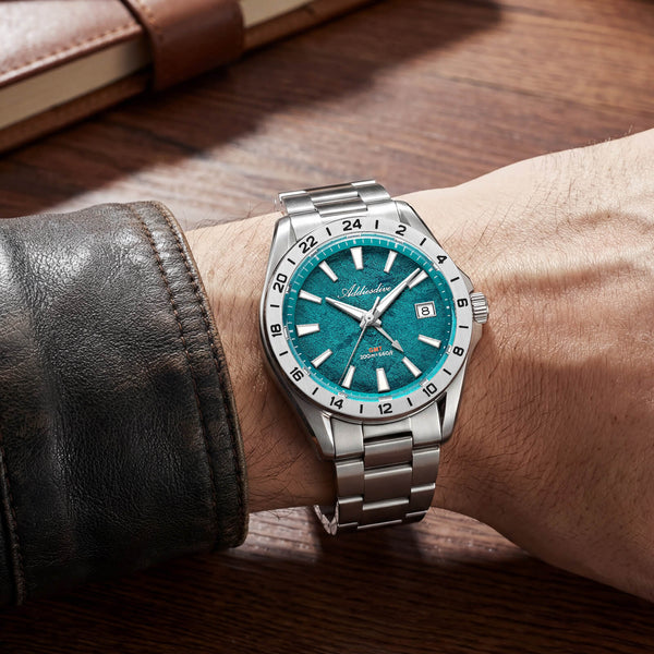 ADDIESDIVE 38mm GMT Quartz Watch RONDA515 Movement（AD2548）