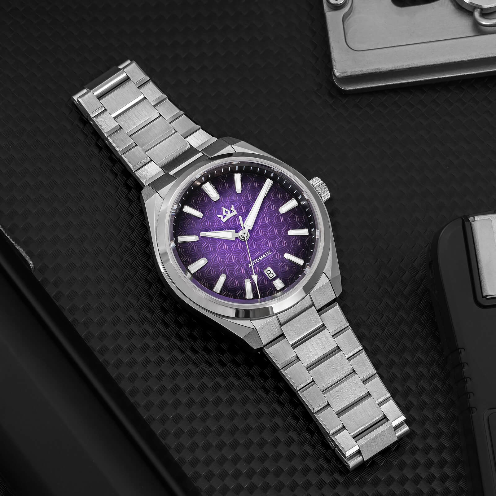 AddiesKIN 40mm Cameo Shell Relief Dial ST2130 Luxury Automatic Watch K014