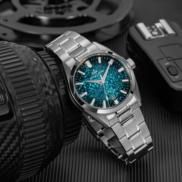 AddiesKIN 38mm Ice Crack Dial Miyota 9015 Men’s Watch K003