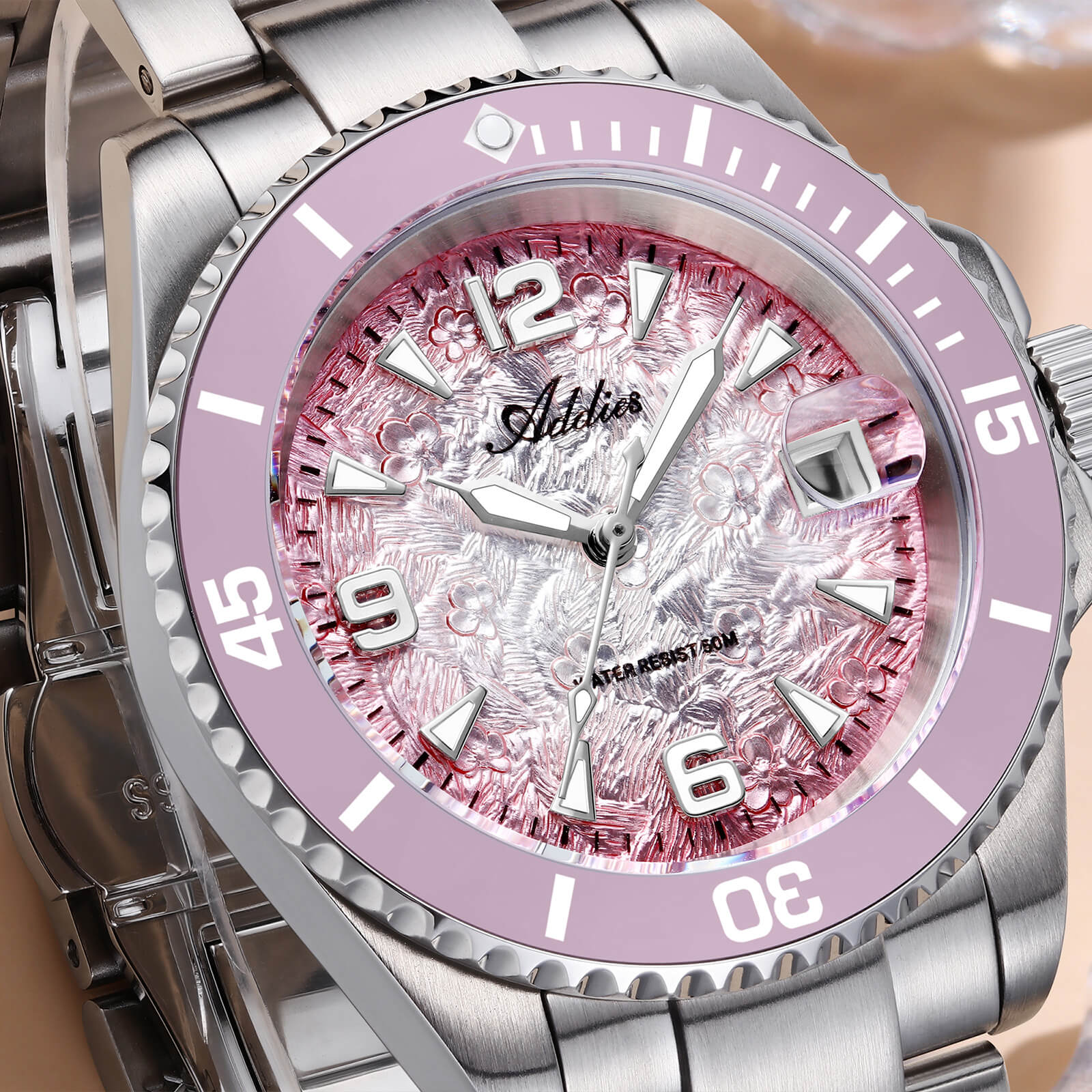 Addies Classic 36mm Stainless Steel Quartz Watch AW25914