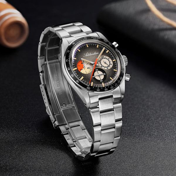 ★India Warehouse★ADDIESDIVE 37mm Luxury Quartz Chronograph Watch AD2551