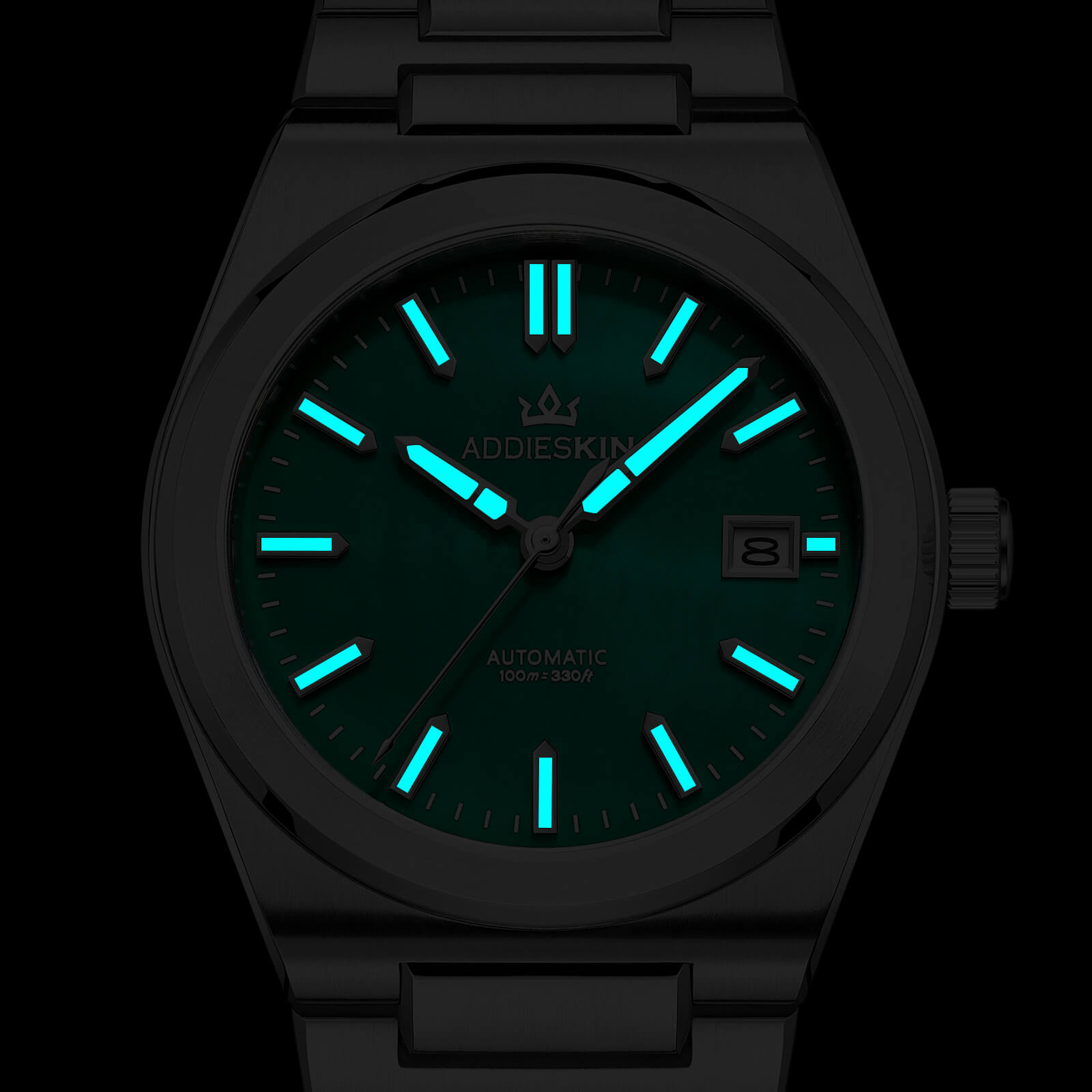 ★Xmas Sale★AddiesKIN 39mm MOP Dial Miyota 9015 Men’s Watch K008