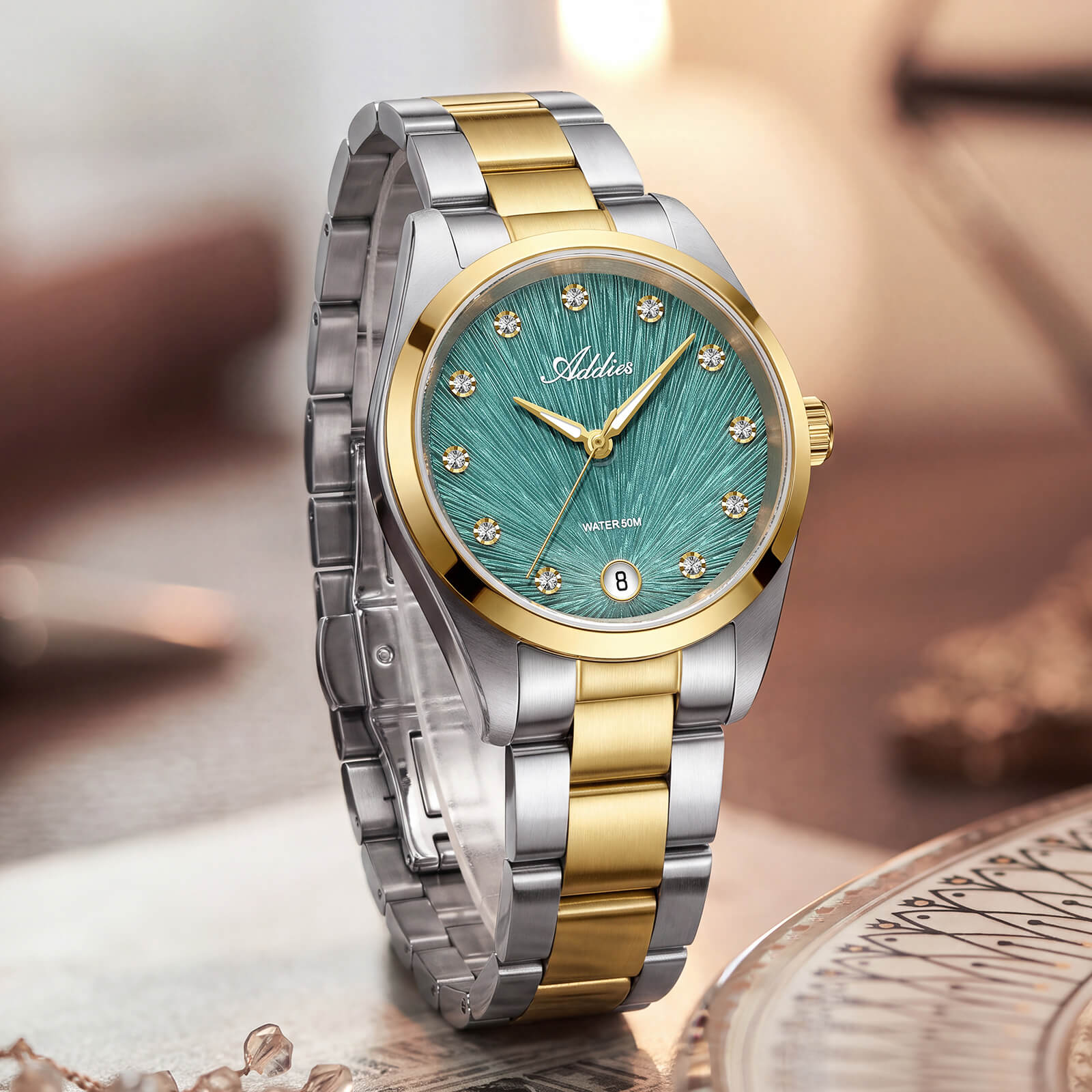 Addies Classic 31mm Sapphire Crystal Quartz Watch AW25916