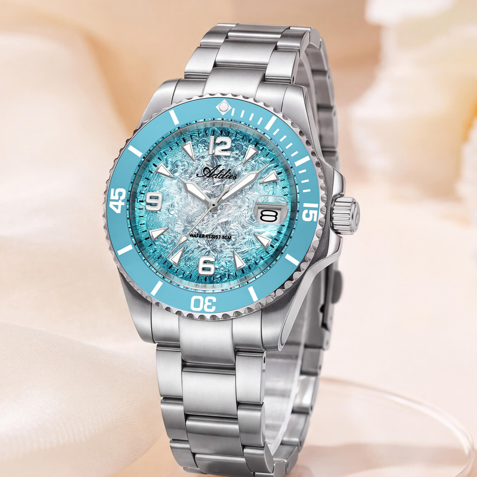 Addies Classic 36mm Stainless Steel Quartz Watch AW25914