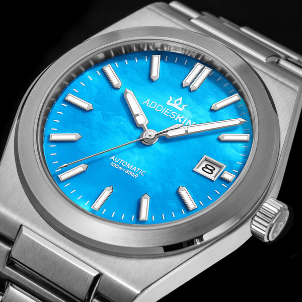 ★Xmas Sale★AddiesKIN 39mm MOP Dial Miyota 9015 Men’s Watch K008