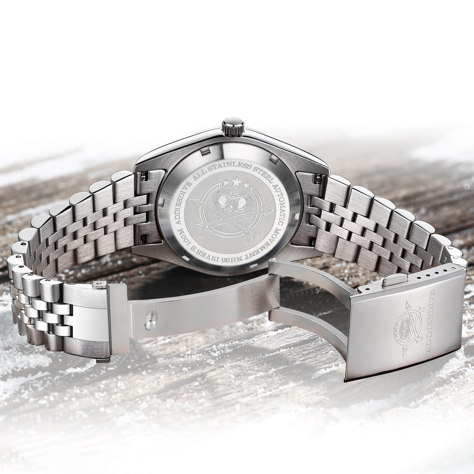 ★SuperDeals★Addiesdive 39mm Automatic Watch Diver's 100M NH35 (AD2029)