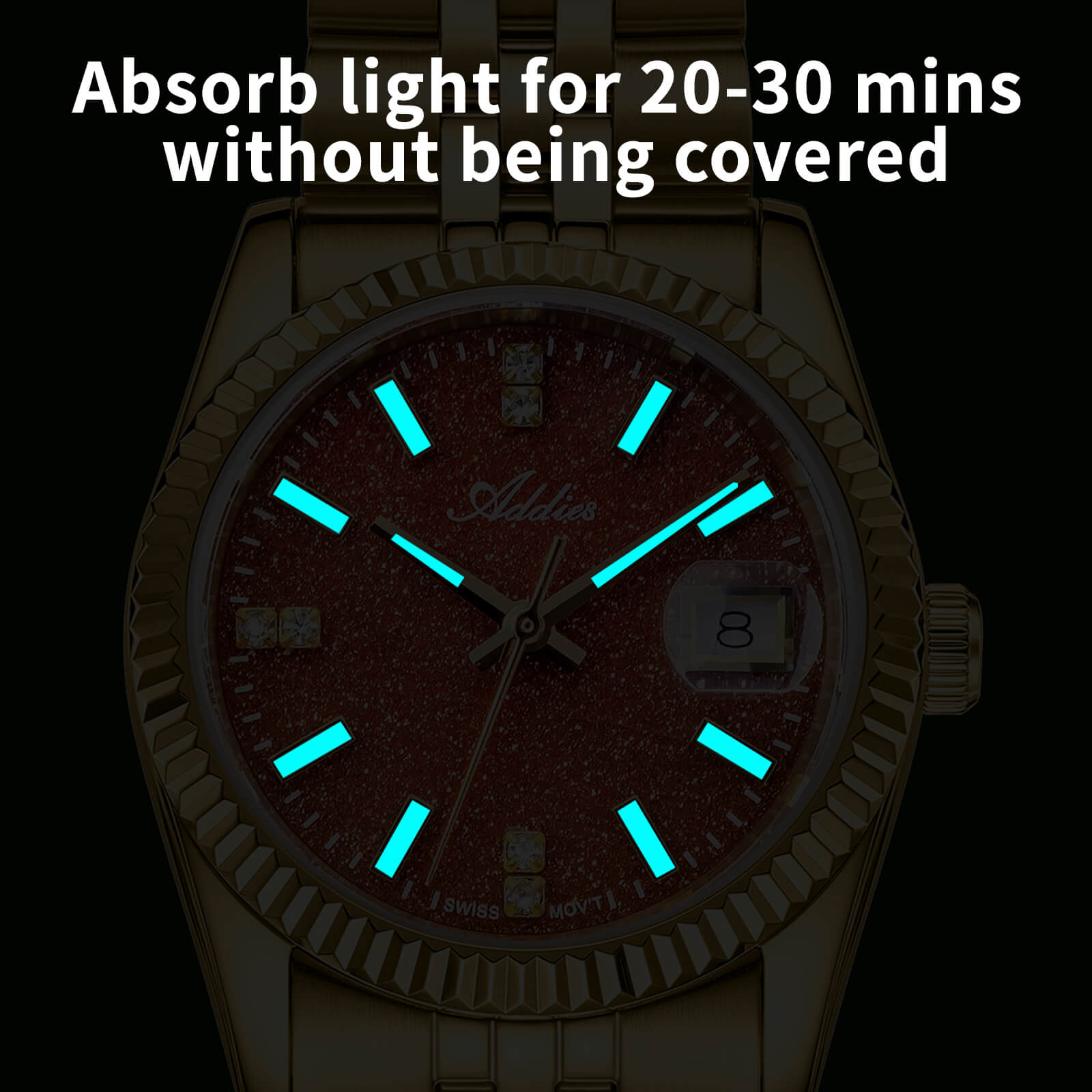 Addies 28mm Women’s Aventurine Dial Quartz Watch AW25912
