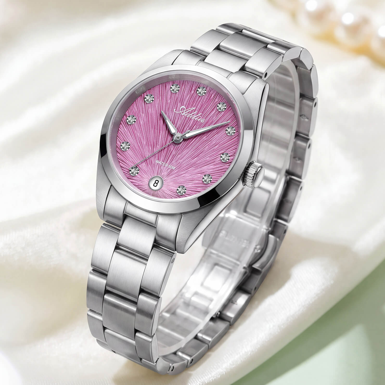 Addies Classic 31mm Sapphire Crystal Quartz Watch AW25916