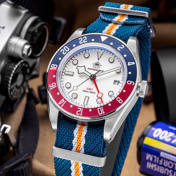 U.S. Warehouse -ADDIESDIVE 39mm BB58 GMT Quartz Watch AD2044