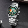 ★India Warehouse★ADDIESDIVE 37mm Luxury Quartz Chronograph Watch AD2551