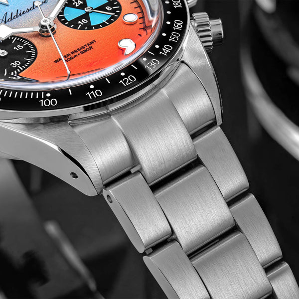 ADDIESDIVE 40mm VK64 Quartz Chronograph Gradient Dial Watch AD2559