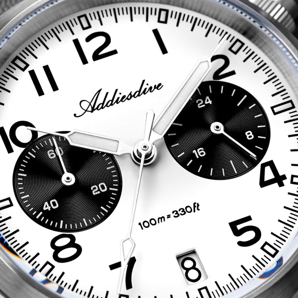 ★India Warehouse★ADDIESDIVE 39mm VK64 AD2538 Chronograph Watch