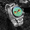 ADDIESDIVE 40mm VK64 Quartz Chronograph Eye Dial Watch AD2557