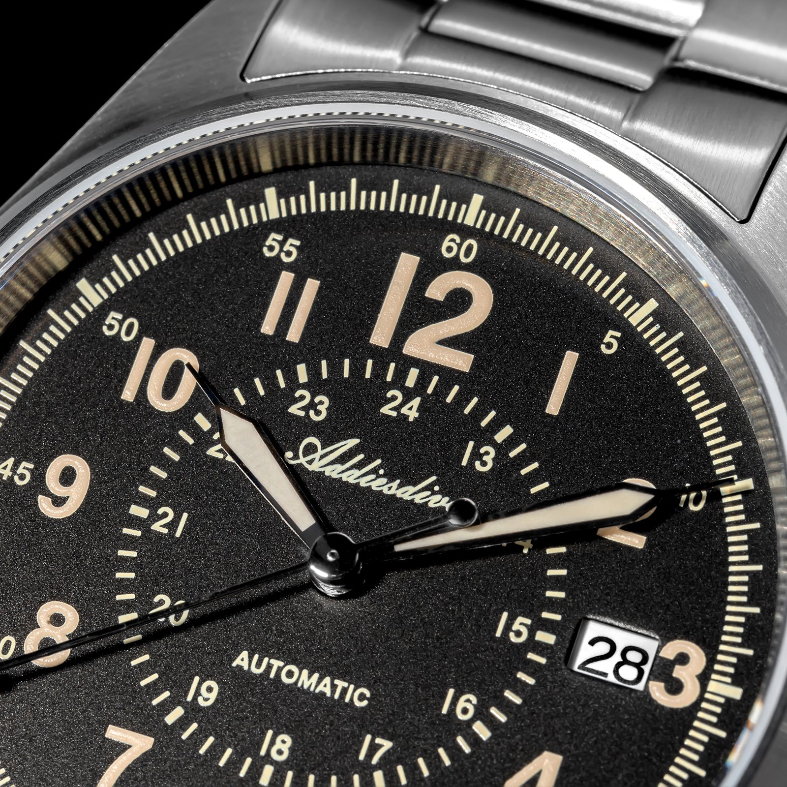 U.S. Warehouse -ADDIESDIVE 39mm Sapphire Crystal Automatic Watch Field Watch AD2074