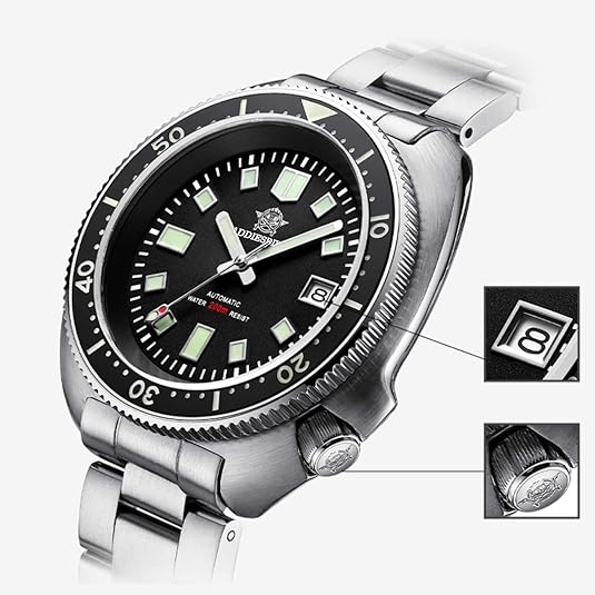 U.S. Warehouse -ADDIESDIVE® Captain Willard Automatic Dive Watch 200M( MY-H8)