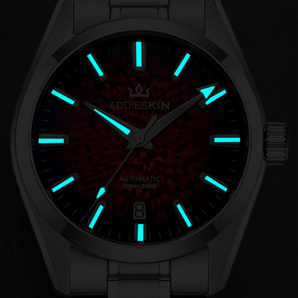 AddiesKIN 38mm Ice Crack Dial Miyota 9015 Men’s Watch K003