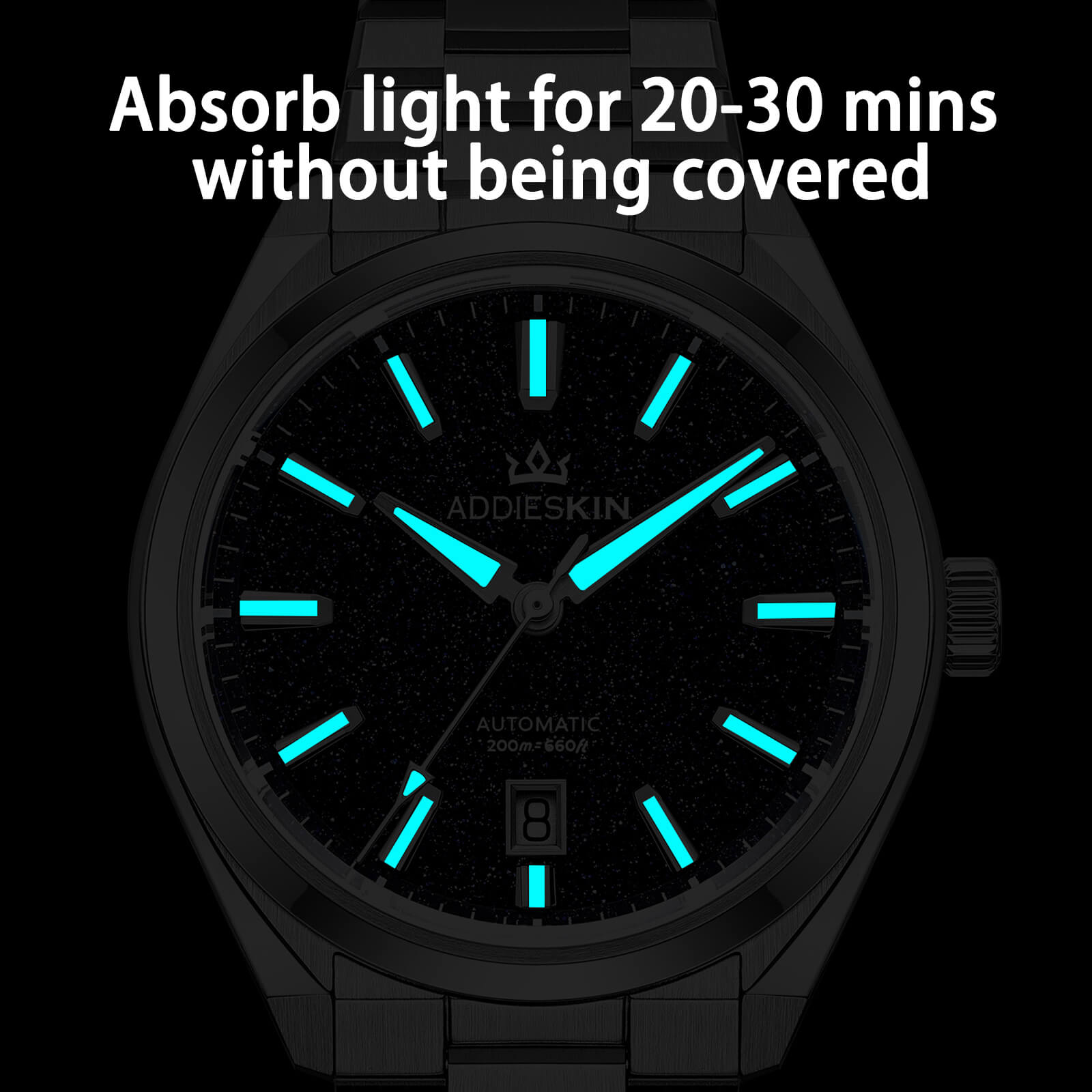 AddiesKIN 40mm Natural Stone Dial Miyota 9015 Luxury Automatic Watch K010