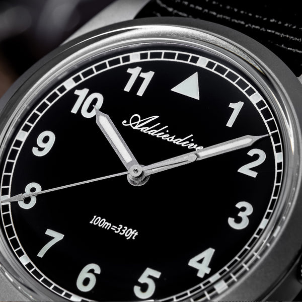 U.S. Warehouse -ADDIESDIVE 36mm VH31 Retro Pilot Field Watch AD2079