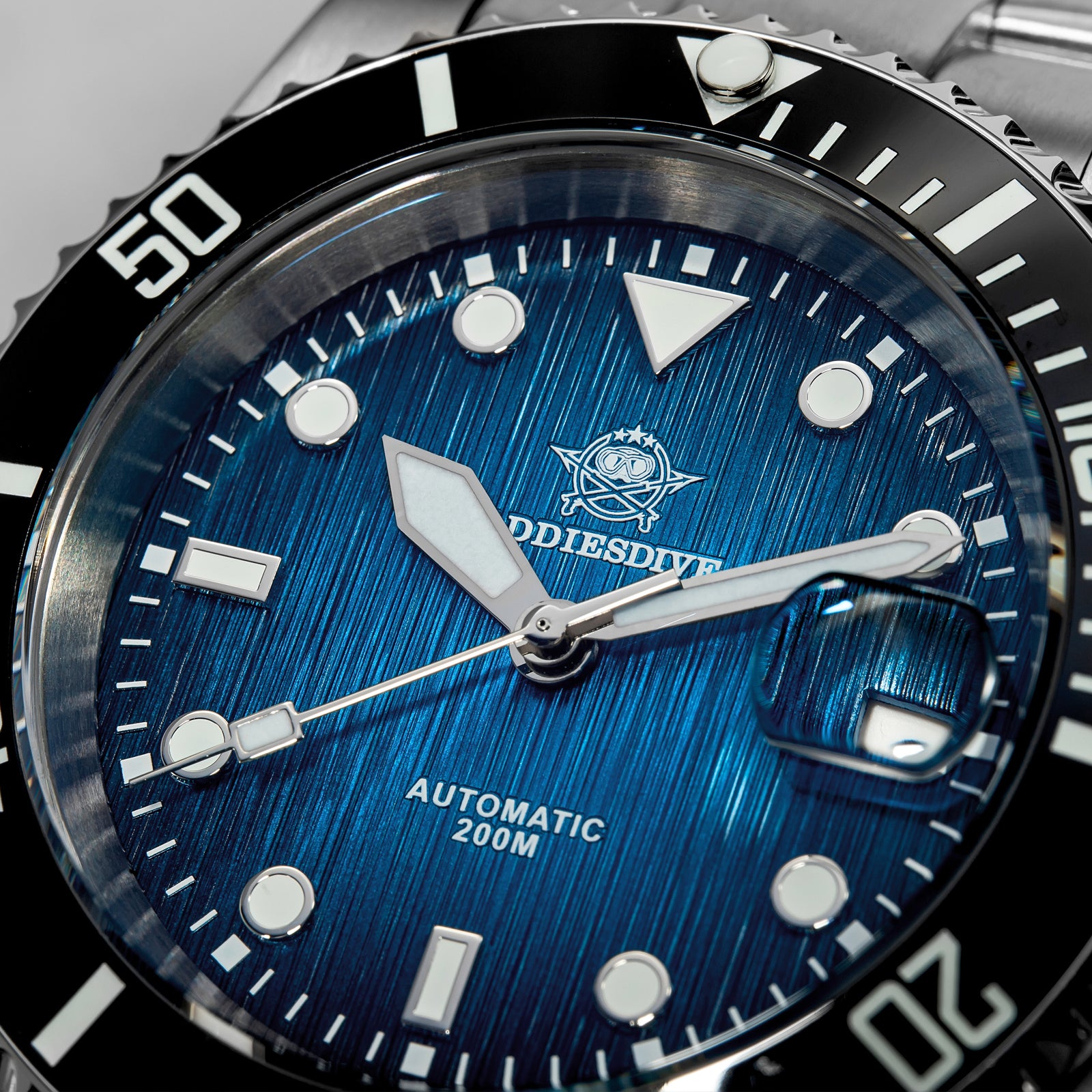 U.S. Warehouse -ADDIESDIVE Stainless Steel Sub Dive Watch AD2078