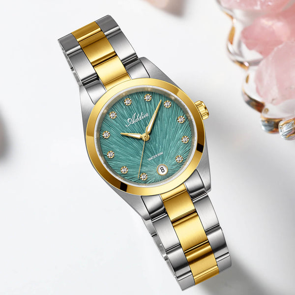 Addies Classic 31mm Sapphire Crystal Quartz Watch AW25916
