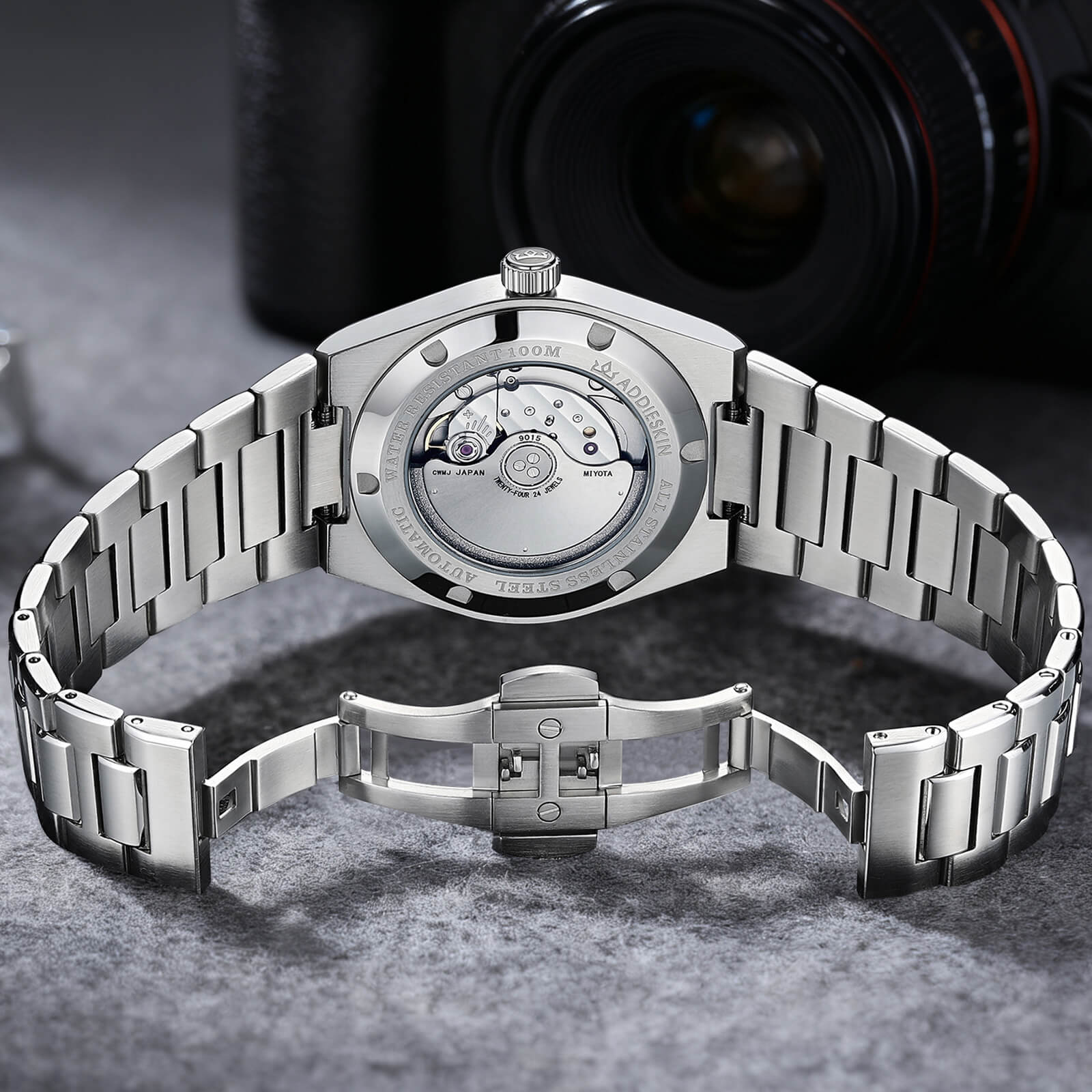 ★Xmas Sale★AddiesKIN 39mm MOP Dial Miyota 9015 Men’s Watch K008