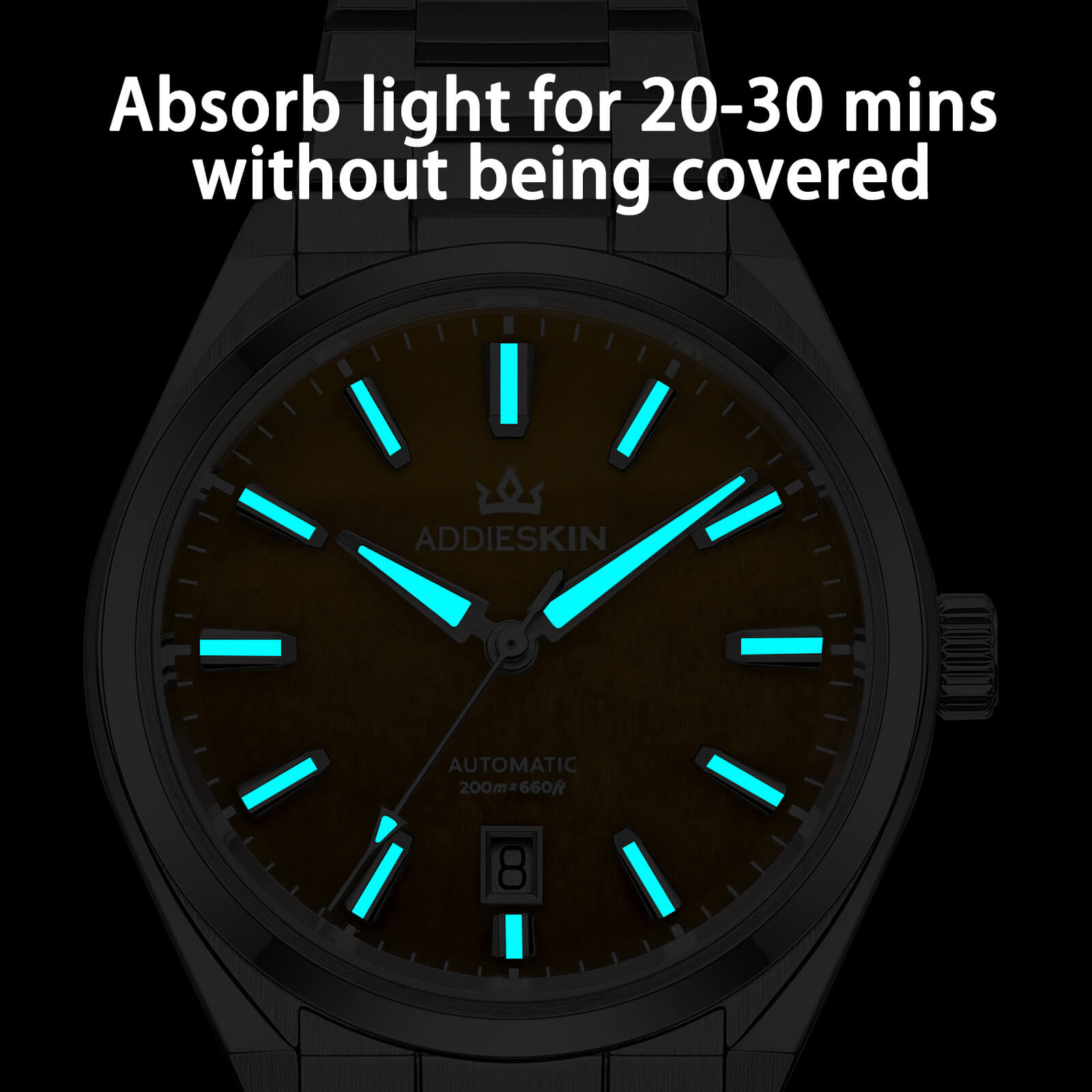 AddiesKIN 40mm Natural Stone Dial Miyota 9015 Luxury Automatic Watch K010