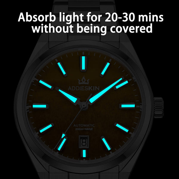 AddiesKIN 40mm Natural Stone Dial Miyota 9015 Luxury Automatic Watch K010