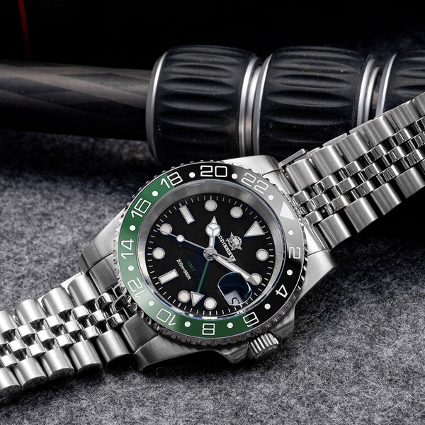 🔥Halloween Sale🔥ADDIESDIVE Water Ghost Luxury Dive Watch GMT Quartz Watch AD2050-with Calendar