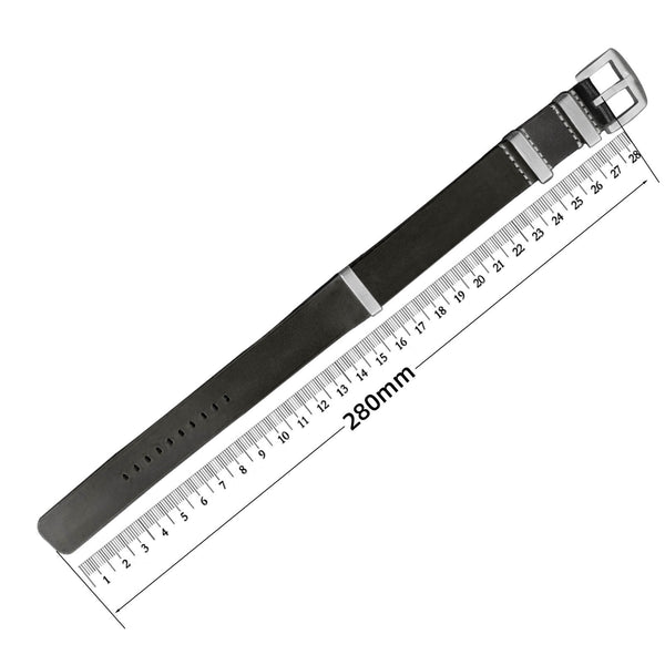 ★India Warehouse★ADDIESDIVE 20mm Premium Quality Leather Strap