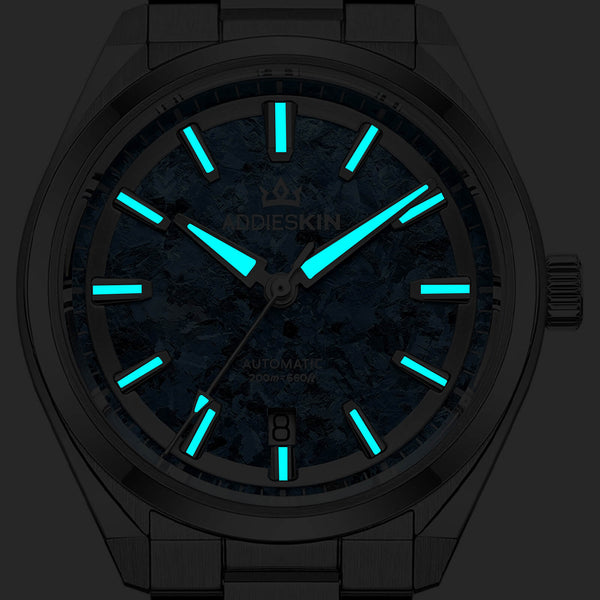 AddiesKIN 40mm Crystallized Titanium Dial Miyota 9015 Luxury Automatic Watch K006