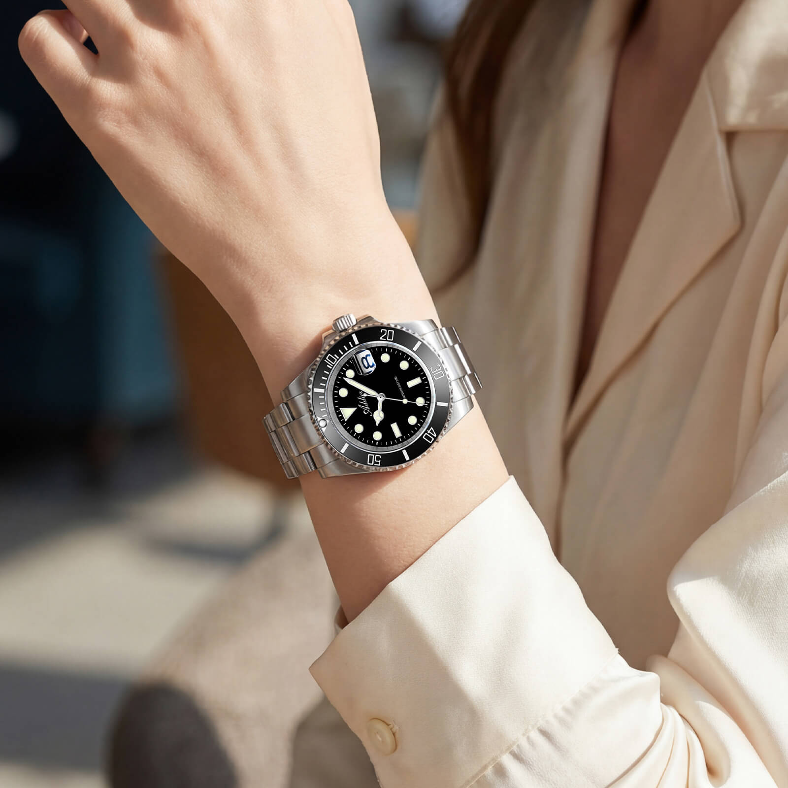 Addies Luxury Stainless Steel Quartz Watch AW25902