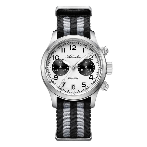 ★India Warehouse★ADDIESDIVE 39mm VK64 AD2538 Chronograph Watch