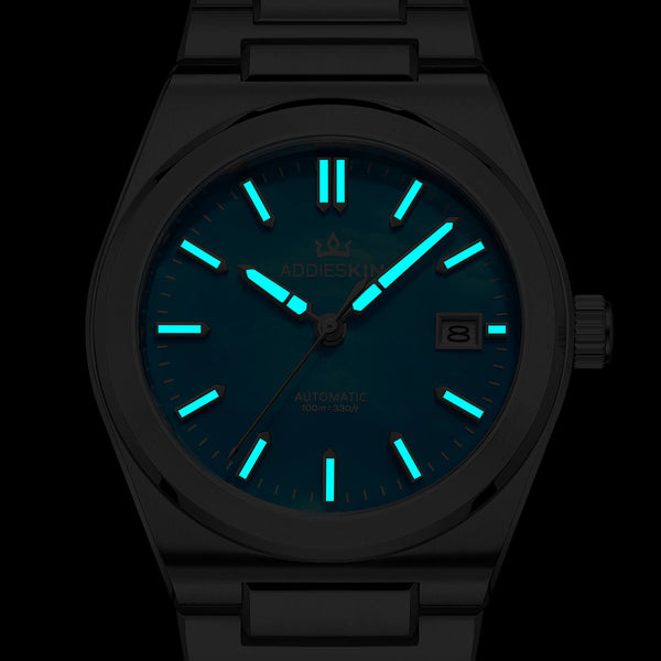 ★Xmas Sale★AddiesKIN 39mm MOP Dial Miyota 9015 Men’s Watch K008