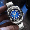 ADDIESDIVE 44.5mm Diver Watch for Men Unique Blue Dial 200M (AD2102)