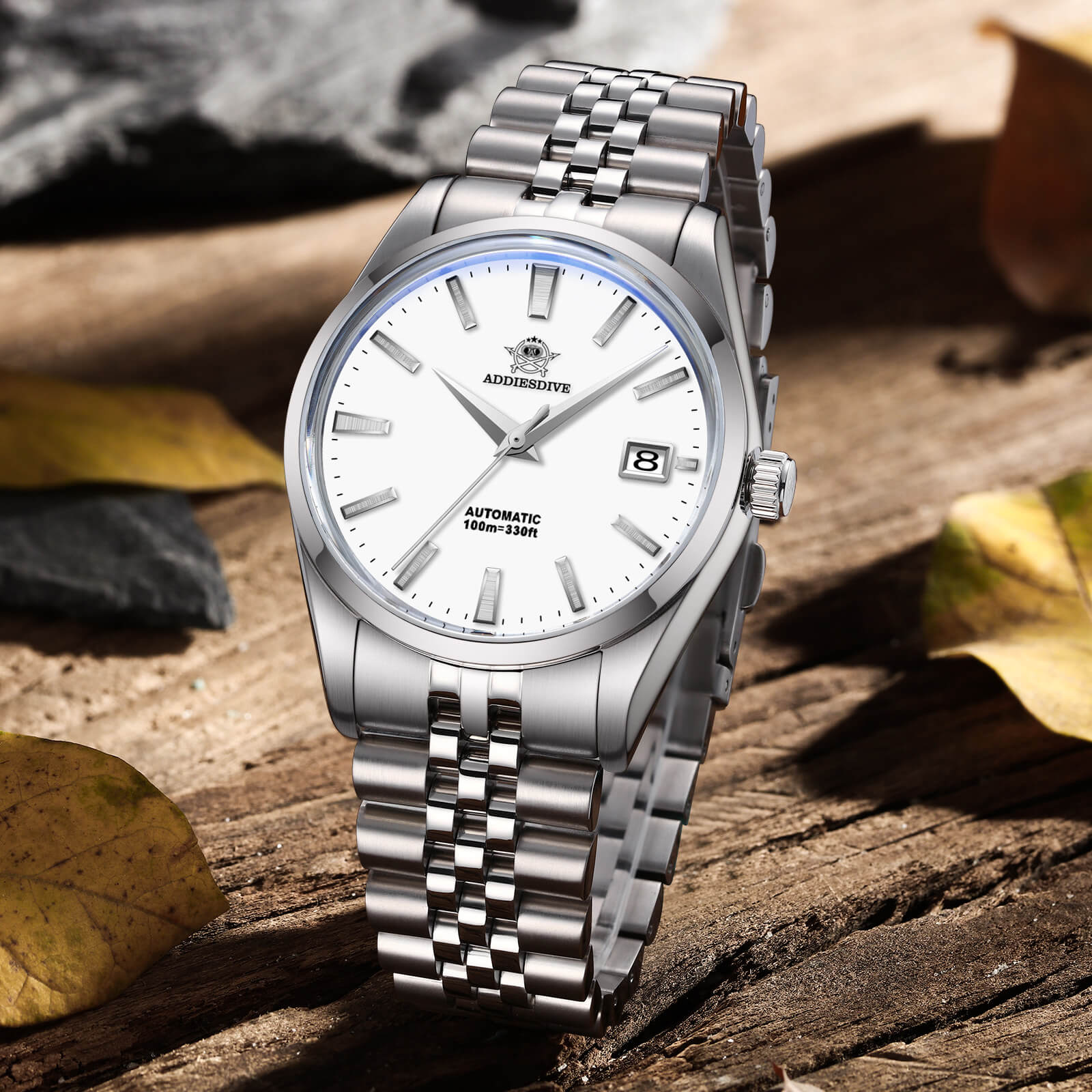 ★SuperDeals★Addiesdive 39mm Automatic Watch Diver's 100M NH35 (AD2029)