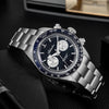ADDIESDIVE 40mm Blue Goldstone Dial VK64 Chronograph Watch AD2558