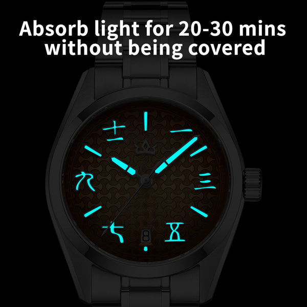 AddiesKIN 38mm Ingot Pattern Dial 9015 Automatic Watch K011