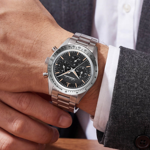 🔥EarlyBird🔥ADDIESDIVE 37mm 0s20 Chronograph Watch AD2552