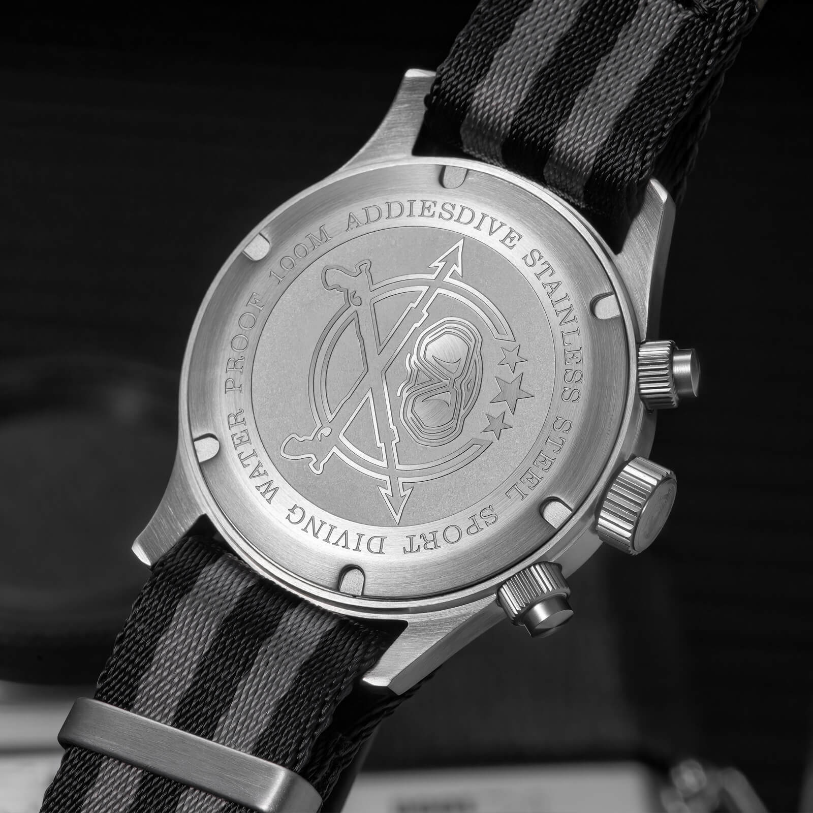 ★India Warehouse★ADDIESDIVE 39mm VK64 AD2538 Chronograph Watch