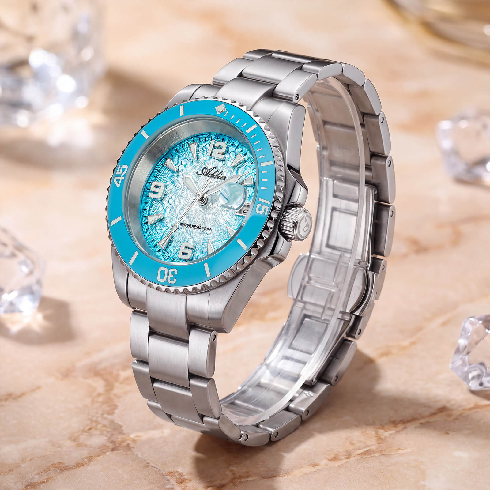 Addies Classic 36mm Stainless Steel Quartz Watch AW25914