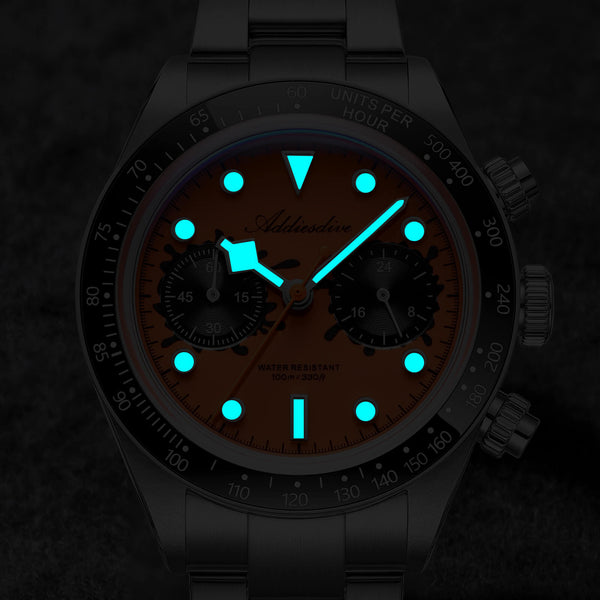 ★New Arrival★ADDIESDIVE 40mm VK64 Chronograph Watch AD2520