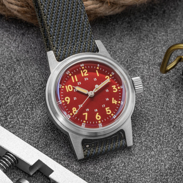 U.S. Warehouse -ADDIESDIVE 36mm Vintage Mechanical Watch AD2076
