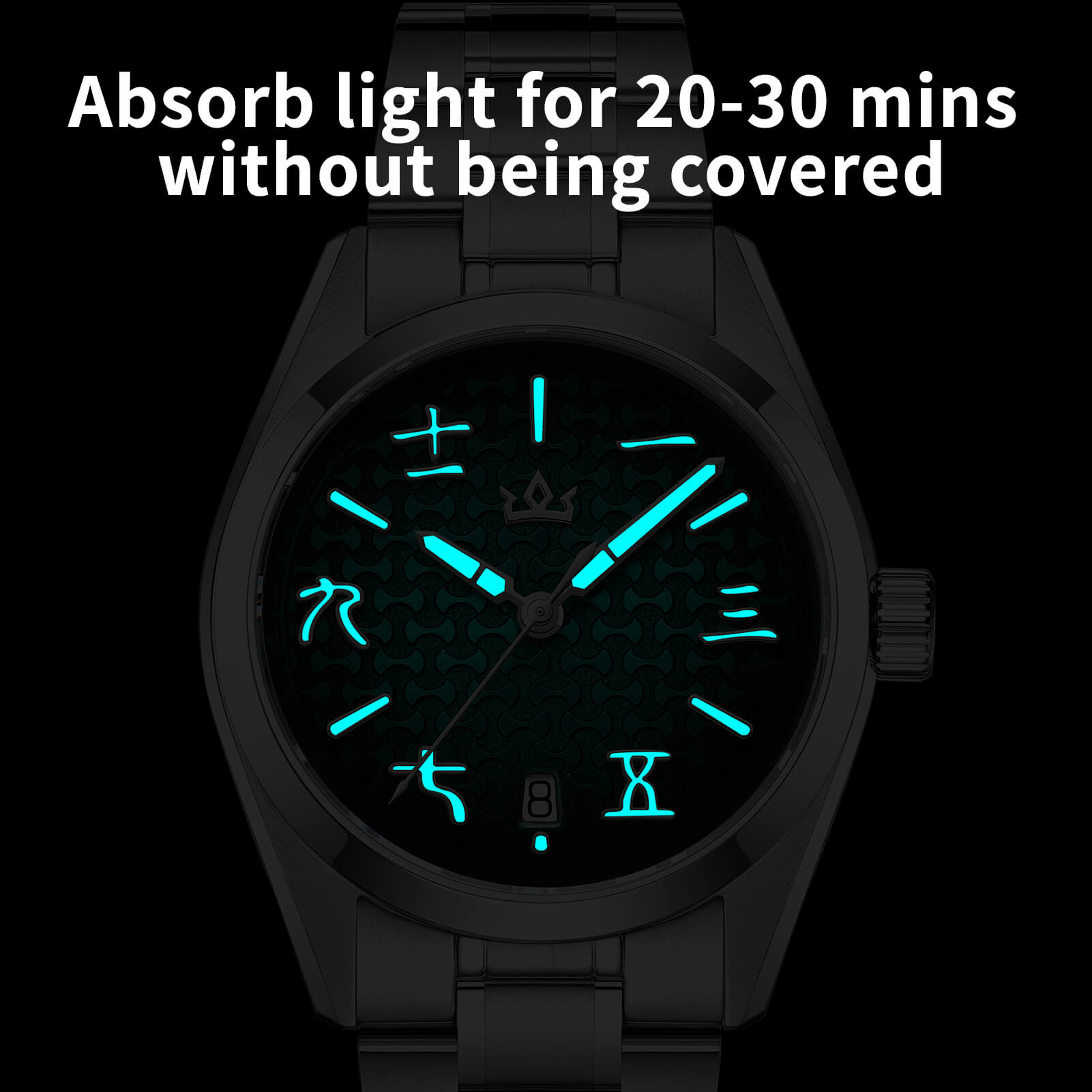 AddiesKIN 38mm Ingot Pattern Dial 9015 Automatic Watch K011