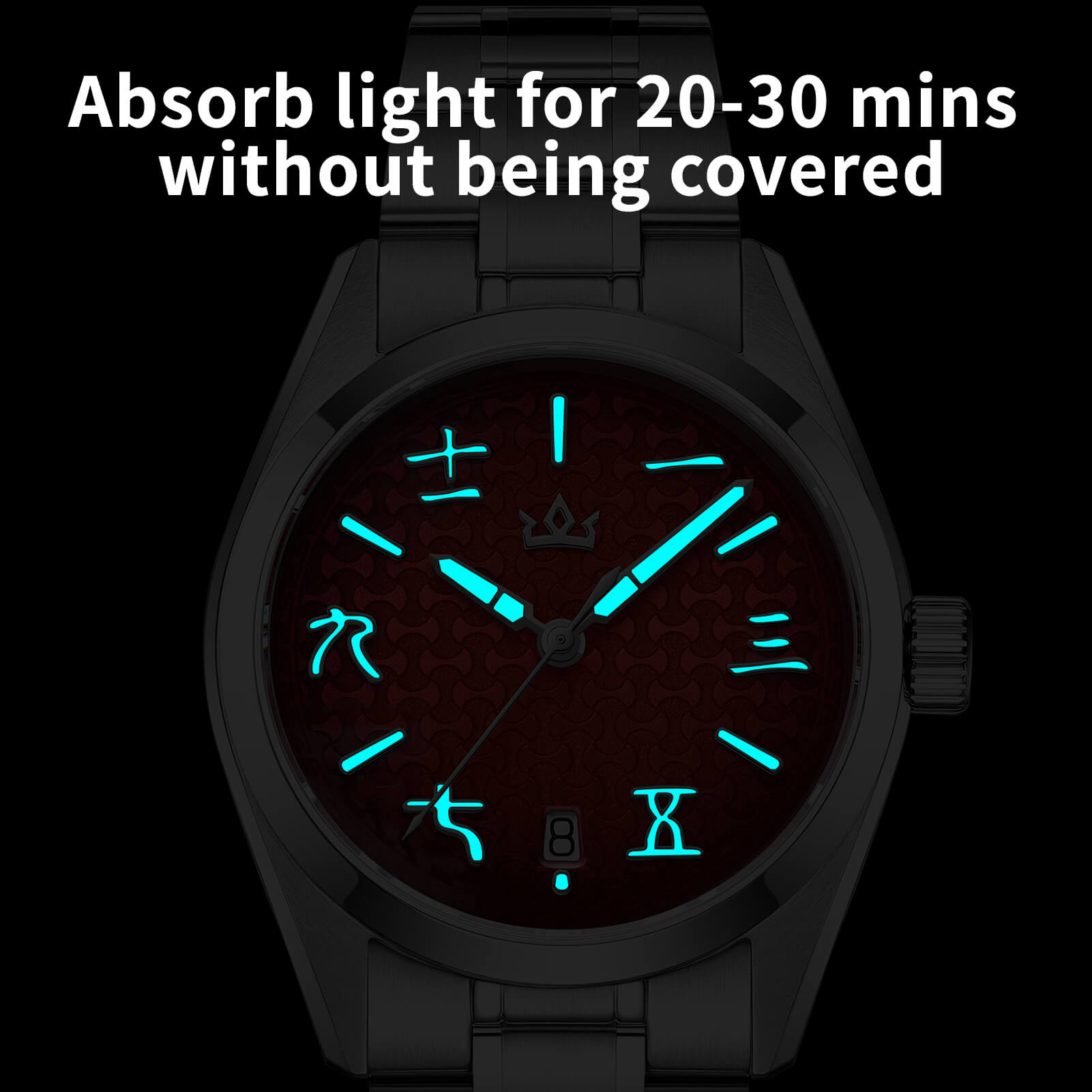 AddiesKIN 38mm Ingot Pattern Dial 9015 Automatic Watch K011