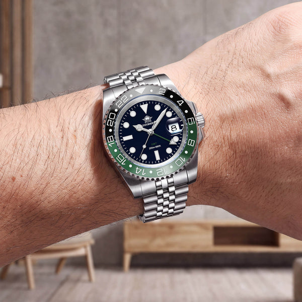 🔥Halloween Sale🔥ADDIESDIVE Water Ghost Luxury Dive Watch GMT Quartz Watch AD2050-with Calendar