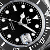 🔥Halloween Sale🔥AddiesKIN 40mm Sardonyx Stone Dial Ceramic Bezel ST2130 Luxury Automatic Dive Watch K012