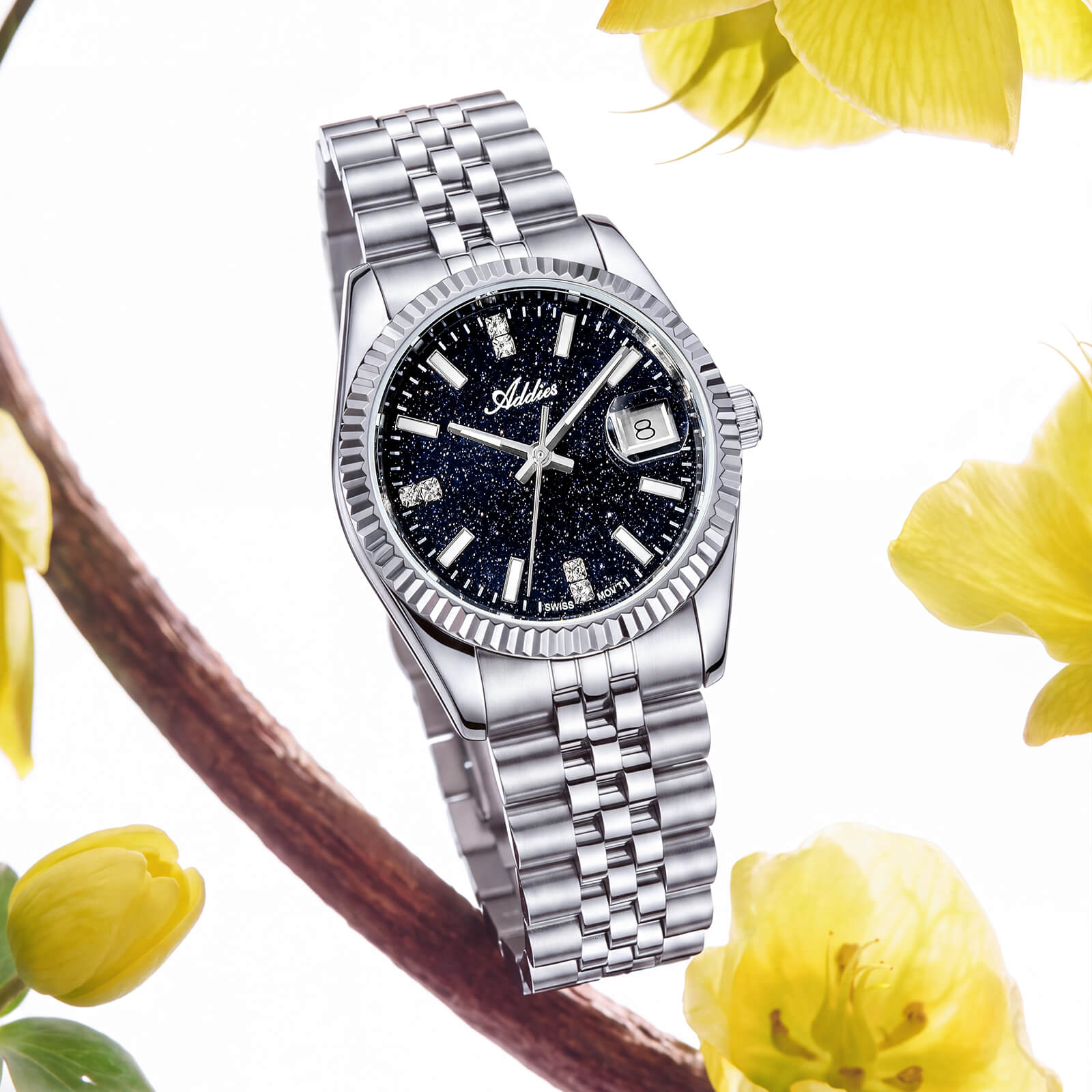 Addies 28mm Women’s Aventurine Dial Quartz Watch AW25912