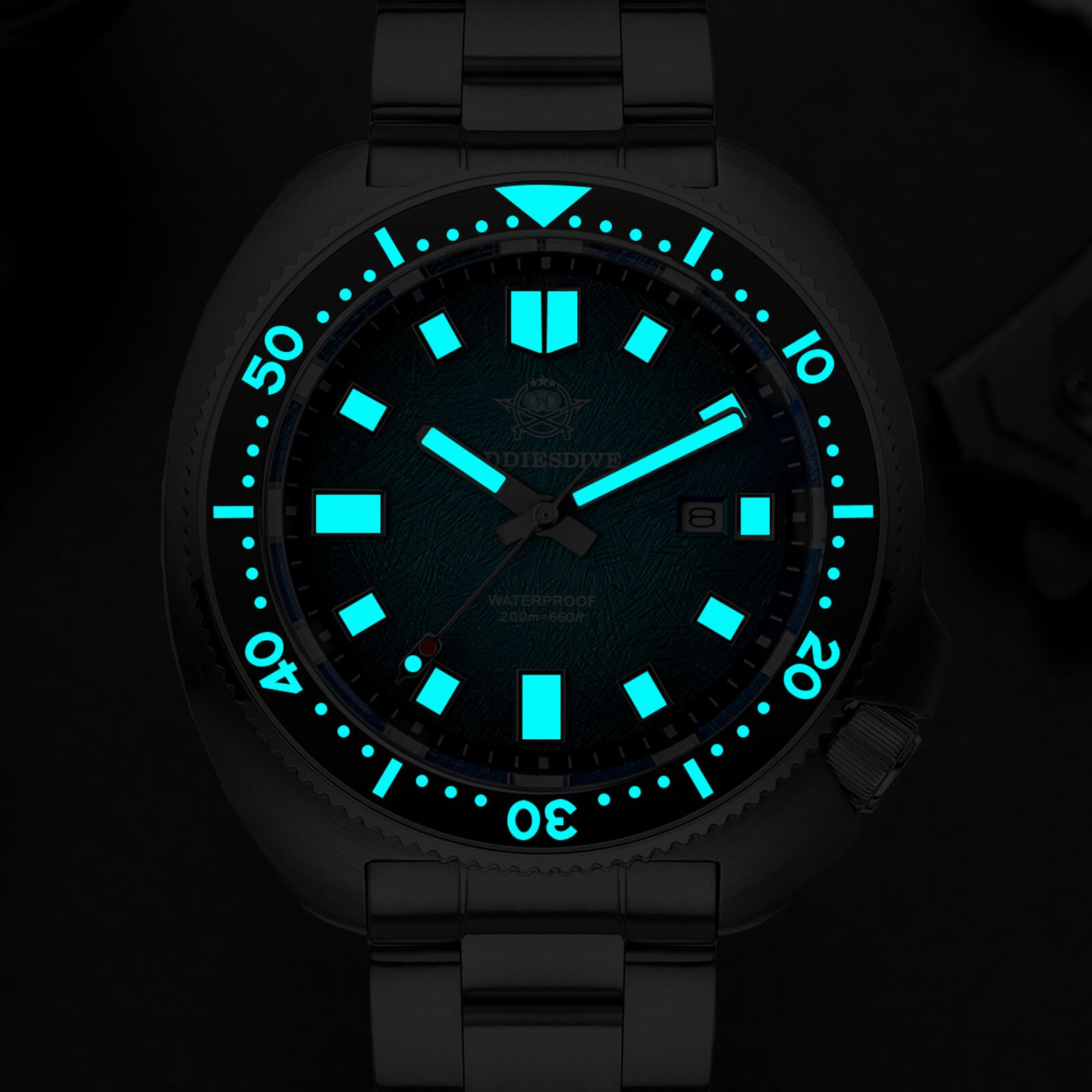 ★India Warehouse★Addiesdive Turtle Quartz Diver Men Watch Sapphire Crystal AD2511