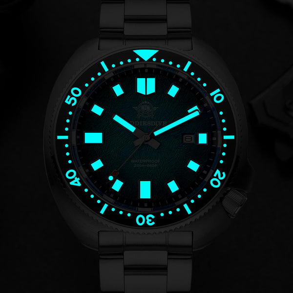 ★India Warehouse★Addiesdive Turtle Quartz Diver Men Watch Sapphire Crystal AD2511